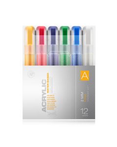 Montana ACRYLIC Marker FINE Set A 12pcs