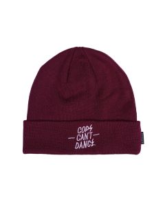 Mr. Serious Cops Can't Dance Beanie Maroon