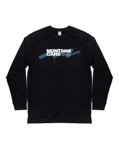 Montana Logo Zig Zag Line Longsleeve Svart