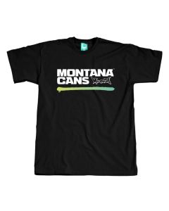 Montana Lined Logo T-Shirt Black