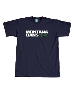 Montana T-shirt typo+logo – Navy