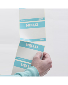 Montana Hello My Name Roll Sticker