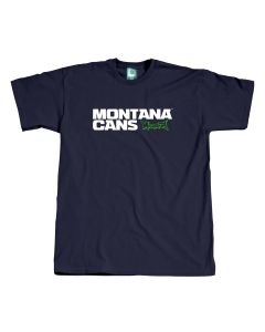 Montana Typo Logo T-Shirt Navy